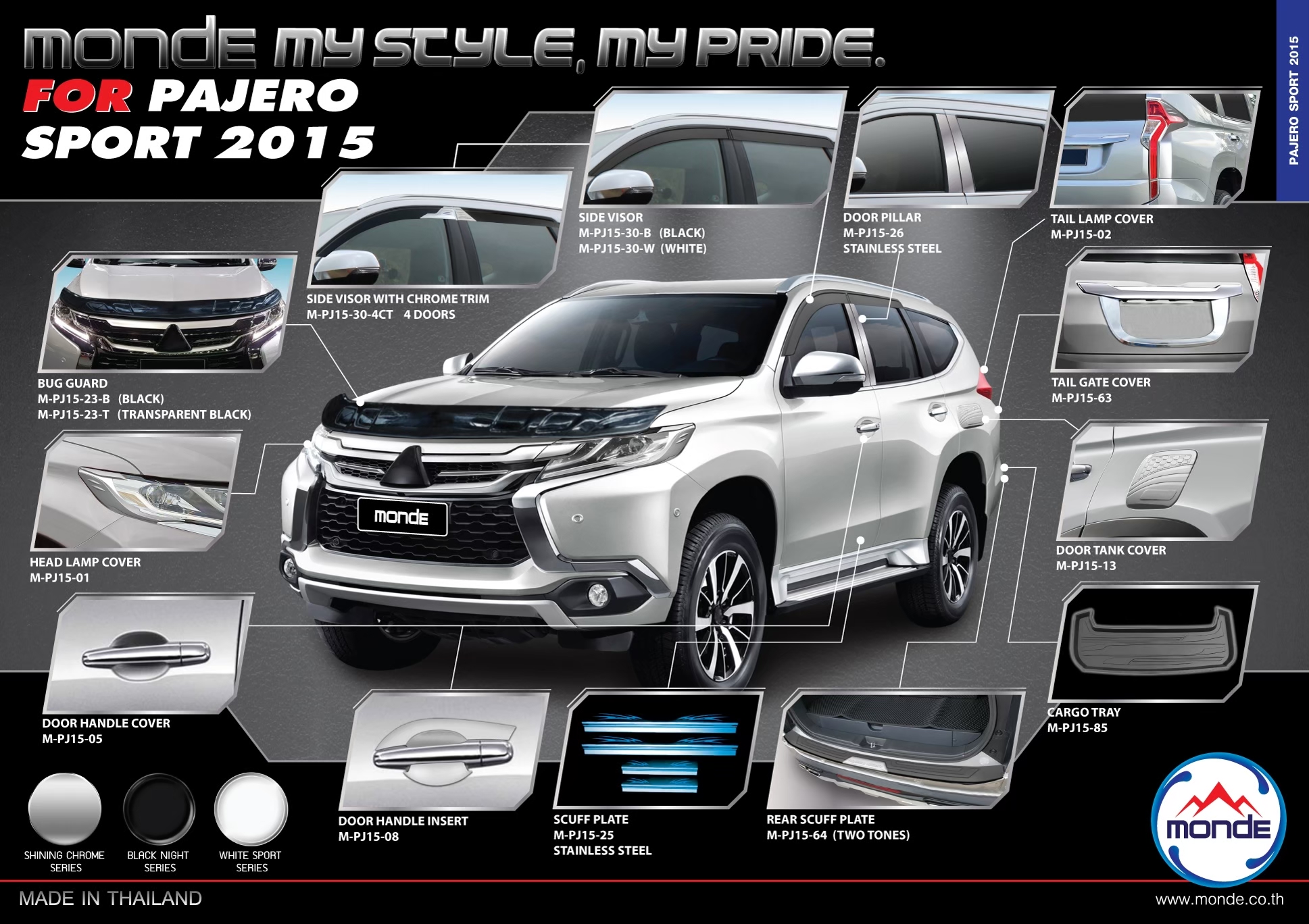 Mitsubishi Pajero Sport Accessories